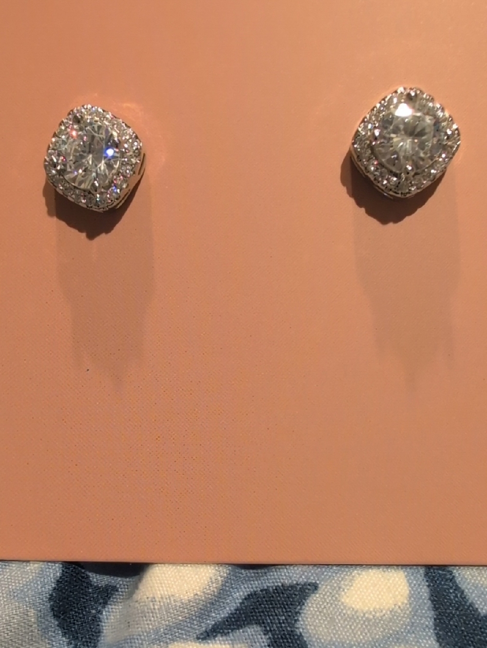 Classic Stainless Steel Halo CZ Studs